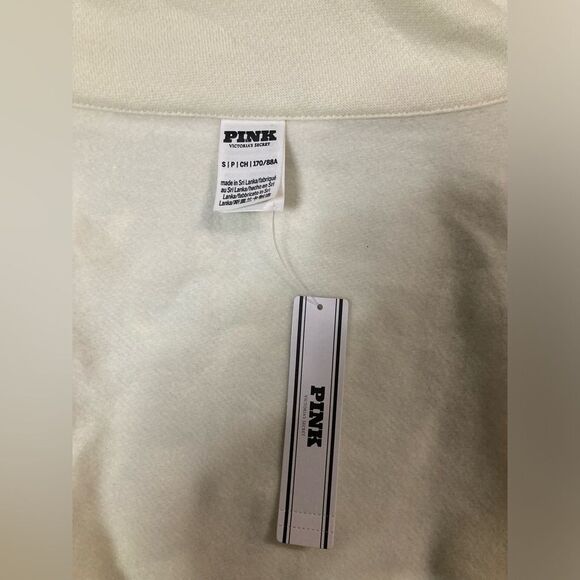 Victoria's Secret PINK Varsity Full Zip Track Jacket NWT Size Small - Picture 2 of 3